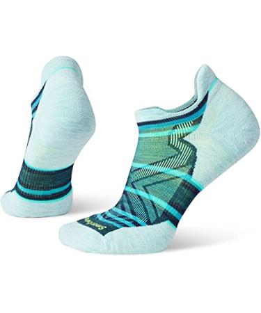 Smartwool Women Run Targeted Cushion Stripe Low Ankle Medium Twilight Blue