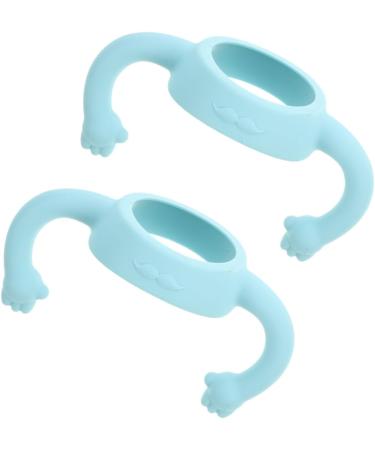 Vaguelly 8 Pcs Bottle Handle Silicone Bottle Grip Bottle Grip Bottle Grip Handle Bottle Accessories Silica Gel Newborn Milk Bottle Feeding Bottle 14.00X5.00X5.00CMx4pcs Sky-bluex4pcs - Buy Online on SooperMarket.com