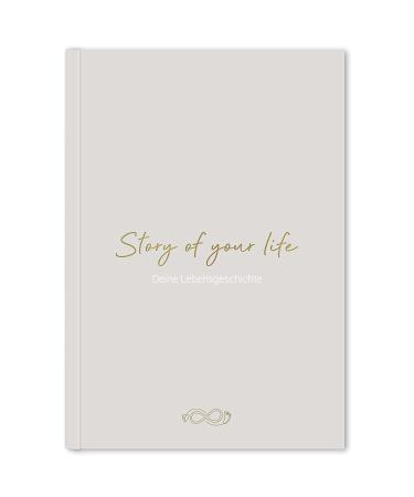 Leaf & Gold BabyBook for entering I Memories from the first to the 18th year i baby diary for girls & boys i baby gift for birth
