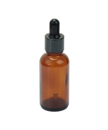 Liummrcy Droppers For Oils 30ml Empty Glass Dropper Bottle Refillable Amber Essential Oil Container Jar with Glass Pipette Dropper
