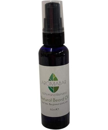Beard Oil 60ml with Tea Tree Bergamot & Lime Natural Oils - Buy Online on SooperMarket.com