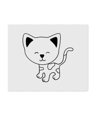 2 x Microfiber Cleaning Cloths "Cute Kitten" (LC00024101)