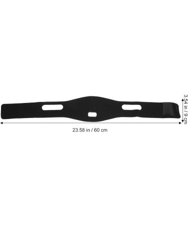 Healifty Chin Strap 2Pcs - Anti Snoring Facial Exerciser for Snoring Solution - Unisex Snore Straps in Black - Buy Online on SooperMarket.com