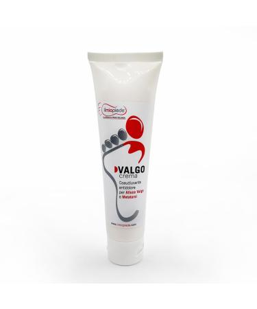 VALGOCREMA. Adjuvant analgesic for hallux valgus and metatarsal bones.