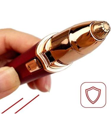 Electric Eyebrow & Facial Hair Remover 360 High-Speed Shaver for Precise Hair Removal | Black - Buy Online on SooperMarket.com