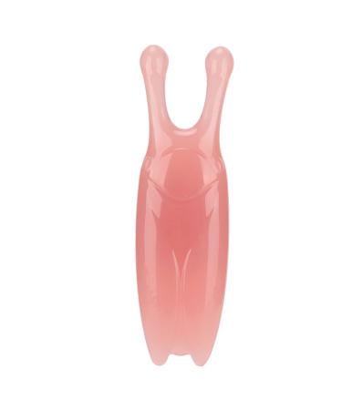 FILFEEL Gua Sha Facial Tools Nose Massager High Bridge Nose Scraper Gua Sha Massage Tool for Nose Shaping Puffiness Reducing () Pink