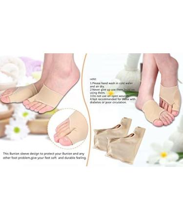 Bunion Corrector with Gel Pads - Toe Straightener & Hallux Valgus Relief Sleeve for Foot Health - Body Correction & Protective Gear - Buy Online on SooperMarket.com