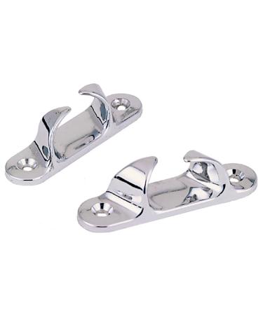 Perko 1223DP0CHR Skene Bow Chocks, 3-1/2" L x 7/8" W, Chrome