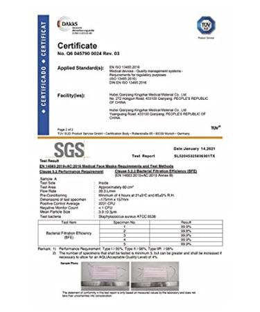Buy EN14683 Certified 3-Layer Rose Disposable Surgical Masks - 50 Pack | Medical IIR Standard Oral Protection with BFE 98% - Buy Online on SooperMarket.com