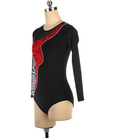 LIUHUO Men's Black Patchwork Gymnastics Leotards - Customizable Competition Training Suit - Buy Online on SooperMarket.com