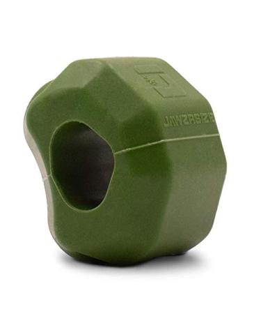 Jawzrsize Pop 'N Go Jaw, Face, and Neck Exerciser - Define Your Jawline, Slim and Tone Your Face, Look Younger and Healthier - Helps Reduce Stress and Cravings - Facial Exerciser (Advanced Green)