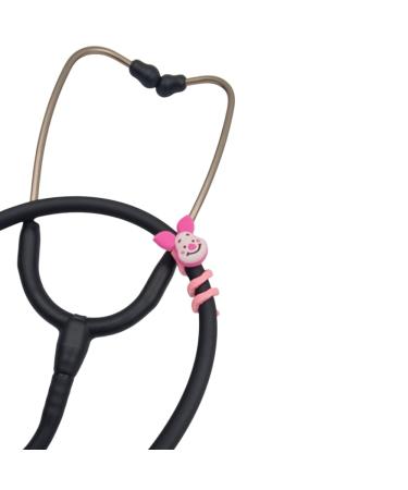 Stethoscope Charms - Pig Clown - Medical Gift Pink