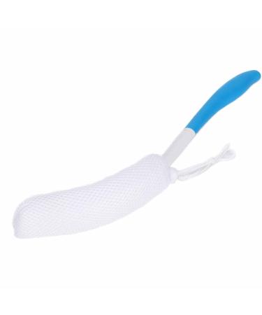 Long Curved Handle Bath Brush Soft Sponge Body Exfoliating Shower Brush for Gentle Skin Cleaning | International Shipping - Buy Online on SooperMarket.com
