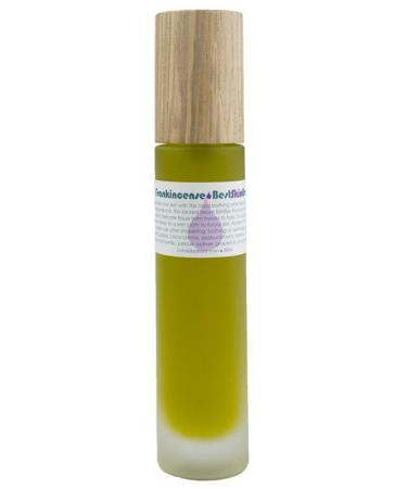 LIVINGLIBATIONS Living Libations - Organic Best Skin Ever All-In-One Facial Cleanser  Exfoliator + Moisturizer | Natural  Wildcrafted  Vegan Clean Beauty (Frankincense  1 fl oz | 30 mL) 1 Fl Oz (Pack of 1)