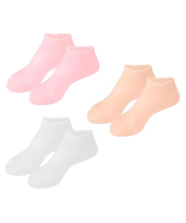 PLAFOPE 3pairs Moisturizing Socks High Heel Socks Socks Moisturizing Foot Covers Foot Features Socks for Women Foot Care Socks High Heels Moisturizing Foot Socks Sebs 21x9cm