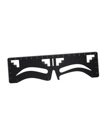 Angoily Eyebrow Design Eyebrow Card Ruler Tool Template Metal Eyebrow Ruler Positioning Ruler Make up