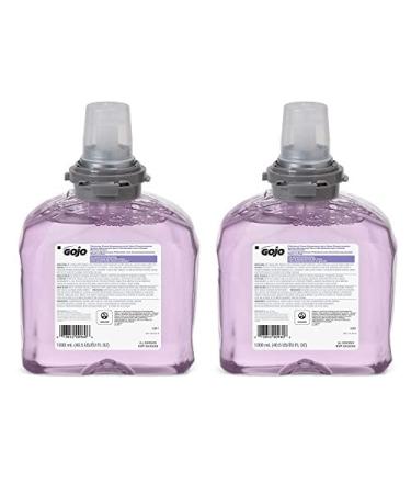 GOJO Premium Foam Handwash with Skin Conditioners Cranberry Scent EcoLogo Certified 1200 mL Foam Hand Soap Refill for GOJO TFX Touch-Free Dispenser (Pack of 2) 5361-02
