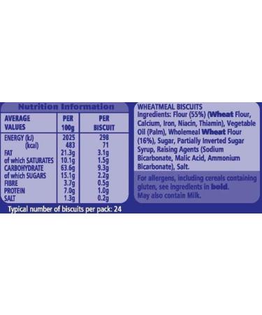 McVitie's Digestives The Original Biscuits 360 g (8 Pack) The Original 360 g (8 Pack) - Buy Online on SooperMarket.com
