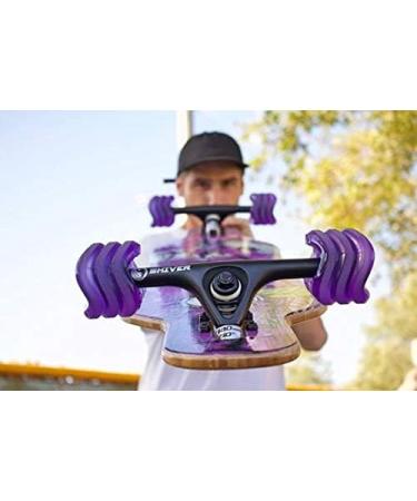 Shark Wheel 72mm 78a Longboard Cruising Wheels DNA Formula - Purple (Set of 4) - Buy Online on SooperMarket.com
