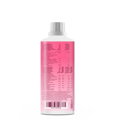 Buy Gymqueen Zero Drink Raspberry 1000ml | Low-Calorie Sugar-Free Beverage Concentrate | B Vitamins & L-Carnitine | 1 Pack - Buy Online on SooperMarket.com