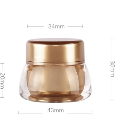 Travel Containers Set for Cosmetic Makeup Body Hand Cream Lotion Toiletries - Silver Gold Khaki | Travel Accessories Bottles - Buy Online on SooperMarket.com