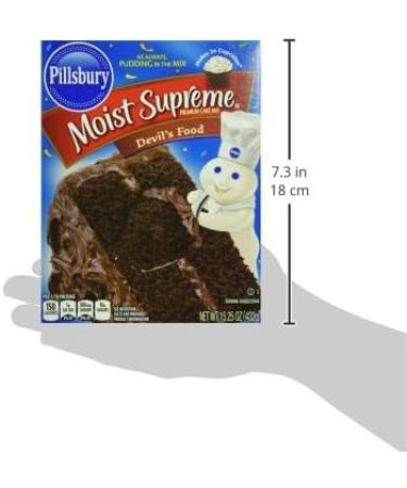 Pillsbury Devils Food Moist Supreme Premium Cake Mix 432g - Buy Online on SooperMarket.com