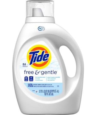 Tide Free & Gentle Liquid Laundry Detergent 64 Loads - Hypoallergenic & Gentle for Sensitive Skin | Buy Internationally - Buy Online on SooperMarket.com