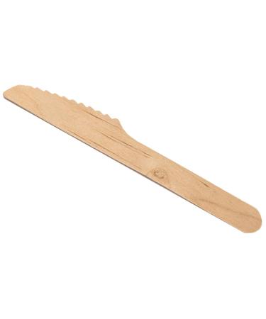 Perfect Stix - PS Wooden Knife 250CT Green Knive 158-250ct Disposable Wooden Knives (Pack of 250) 250ct natural