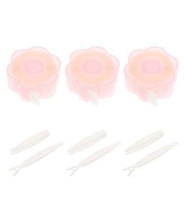 minkissy 3 Rolls Double Eyelid Sticker Lace Eyelid Tape Beautiful Eyelid Sticker Eyelid Beauty Tape Portable Eyelid Eye Sticker Stickers Eyelid Shaping Sticker Lifting Belt