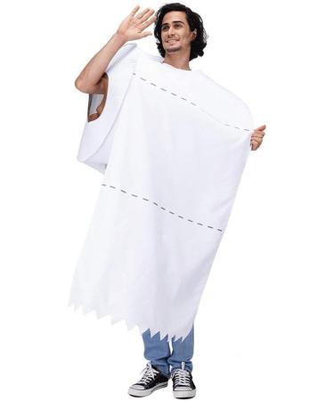 Funny Rolling Paper Costumes Cosplay Clothing Halloween Party Roll Paper Tissue Toilet Paper Costumes for Adults - Buy Online on SooperMarket.com