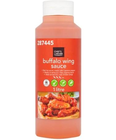 Hot Sauce Bundle with Chef's Larder Buffalo Wing Sauce 1 Litre 2 Pack + Brightdale Kitchen Booklet - Buy Online on SooperMarket.com