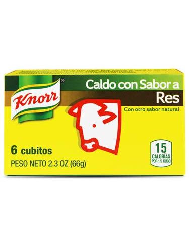 Knorr Beef Flavored Bouillon Cubes 6 Count - Pack of 1 Beef 2.3 Ounce (Pack of 1)
