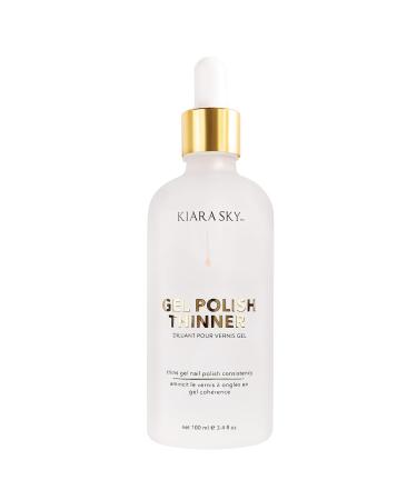Kiara Sky Gel Polish Thinner | Gel Polish Revival | Thinner for Gel Polish Soak Off + UV LED Nail Lamp Gel | 3.4fl oz