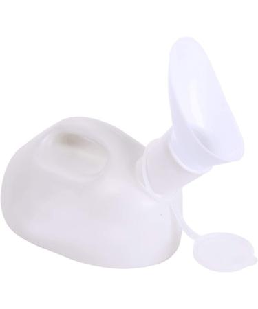 Male Urinal Bottle Camping Toilet Urine Bottle Unisex Urinal - 2000mL Thick Plastic Bedpan Bottle with Lid - Portable Pee Bottles - Travel Urine Collection Containers