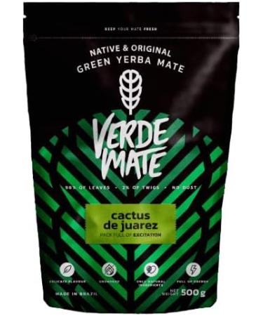 Verde Mate Cactus de Juarez Tea 500g | Yerba Mate Tea from Brazil | Fruit-flavoured yerba mate | Stimulating yerba mate | Unsmoked | Vegan | Gluten free - Buy Online on SooperMarket.com