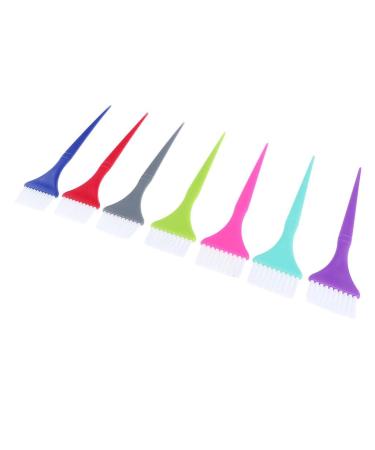 B Blesiya Hair Dye Brush, 7pcs Hair Tint Brush, Professional Hairdressing Tinting Brush Color Applicator, Hair Bleach Styling Brush for Hair Dyeing Balayage