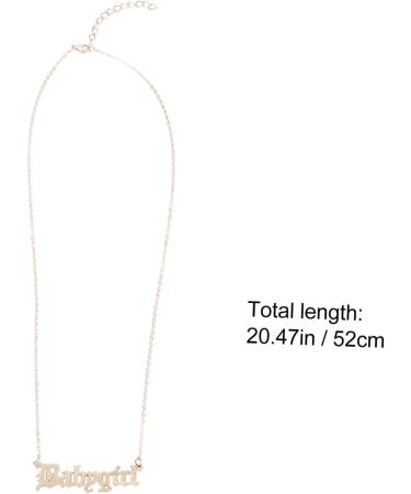 OATIPHO crystal necklaces decoration neck Valentine's day necklace clavicle chain baby girl Fashion gem - Buy Online on SooperMarket.com