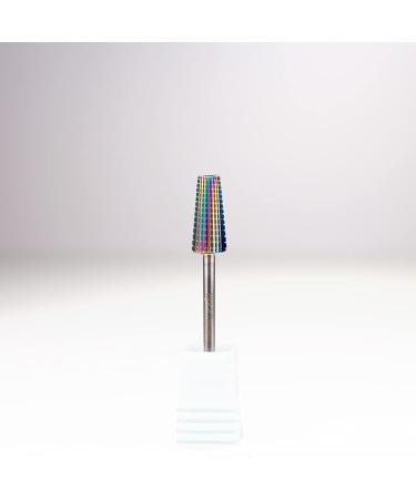 New* Apex Professional 5 in 1 Tungsten Carbide Electric Nail Drill Bit 3/32 inch 2.35mm Shank for Gels Acrylics Nail Art Manicure Pedicure Salon Professional Nails (Medium)