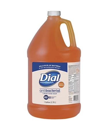 Dial Professional Gold Antibacterial Liquid Hand Soap, 1 Gallon Refill Bottle