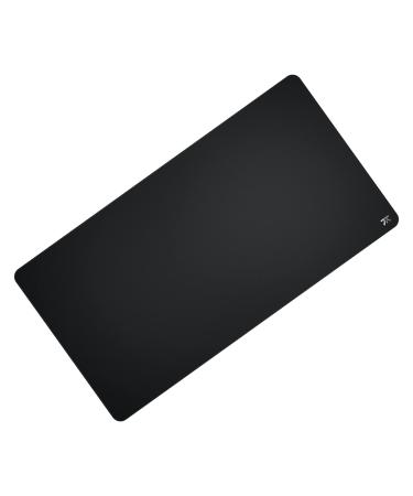 Fnatic |Dash XD |Extended professional gaming mat for e-sports with sewn edges and non-slip rubber floor level surface (size xD black hybrid fabric)-950 x 500 x 3mm xx large