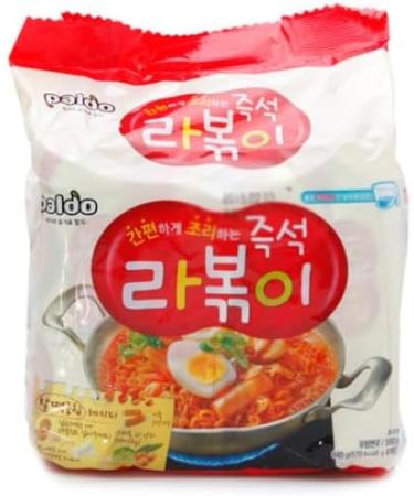 PALDO Rabokki Ramen Korean Topokki Taste Hot & Spicty Instant Noodles 145g (Pack of 16) - Buy Online on SooperMarket.com