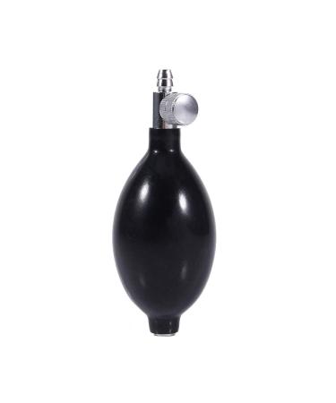 Blood Pressure Latex Bulb,Replacement Black Manual Inflation Blood Pressure Latex Bulb with Air Release Valve, Replacement Inflation Bulb Pump, Works with BP Cuff and Cervical Inflatable Devices