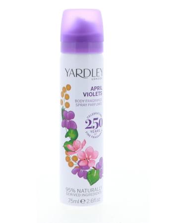 Yardley of London Refreshing Body Spray for Women April Violets 2.6 Ounce 2.6 Ounce (Pack of 1) - Buy Online on SooperMarket.com