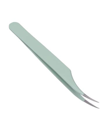 Curved Eyelash Tweezers Eyelash Tweezers Bright Color Safe Stainless Steel Ergonomic for Beautician for Beauty Salon