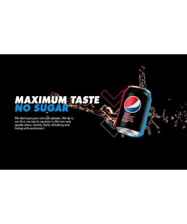 Pepsi.Max 24-Pack | Zero Sugar Cola with Maximum Flavor| Sugar-Free Carbonated Soft Drink | Refreshing Pepsi Taste - Buy Online on SooperMarket.com