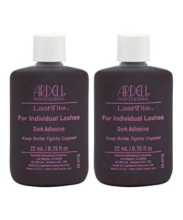 Ardell Lashtite Adhesive Dark 0.75 fl.oz. Bottle (2-Pack)