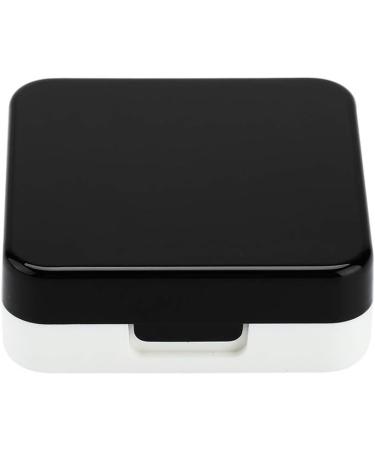 Buy Cute Reflective Contact Lens Container Set - Hygienic & Durable for Home or Travel (Black) - Buy Online on SooperMarket.com