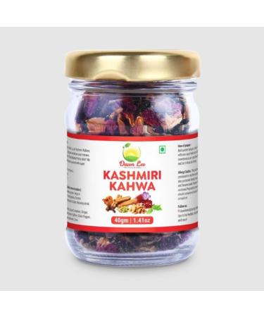 Dawn Lee Kashmiri Kahwa 40 Gram Refreshing And Original Immunity Booster Tea Natural Detox Drink Kahwa Kashmiri Ayurvedic Traditions Delightful Healthy Flavor kahve Qawah
