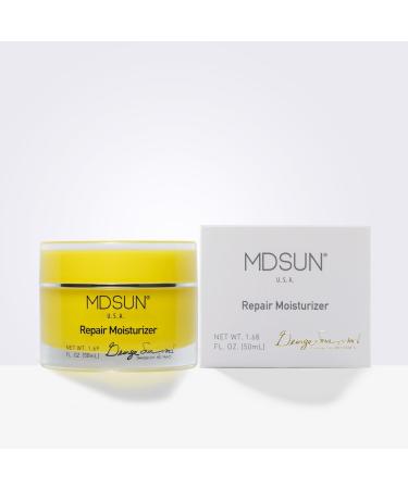 MDSUN Repair Moisturizer | Anti-Aging Face Cream for Wrinkles & Fine Lines | Brightening Antioxidant Formula with SPF | Shop Internationally - Buy Online on SooperMarket.com