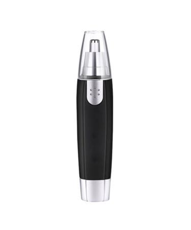 TEMKIN Nose Hair Trimmer Hair Trimmer Tools Scissors Ear Neck Eyebrow Epilator Removal Shaver Trimmers (Color : Silver Black)